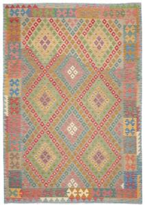 Tappeto Kilim Stilizzato Multicolore 200x295 Cm
