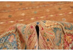 Tappeto Istintia Geometrico Marrone Ocra Blu Corsia 81x252 Cm