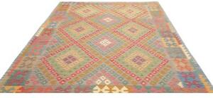 Tappeto Kilim Stilizzato Multicolore 200x295 Cm