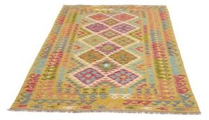 Tappeto Kilim Geometrico Giallo Multicolore 118x195 Cm