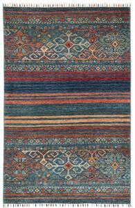 Tappeto Istintia Geometrico Blu Petrolio Ruggine 97x151 Cm