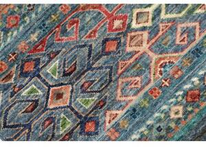 Tappeto Istintia Geometrico Blu Petrolio Aragosta 102x147 Cm