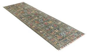 Tappeto Istintia Figurativo Verde Petrolio Beige Corsia 77x238 Cm