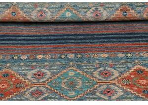 Tappeto Istintia Geometrico Blu Petrolio Ruggine 99x152 Cm