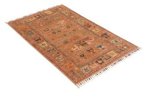 Tappeto Istintia Figurativo Marrone Ocra Blu 77x124 Cm