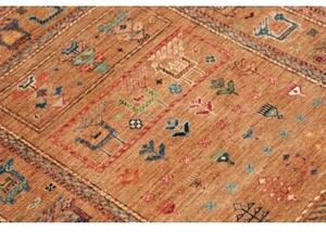 Tappeto Istintia Figurativo Marrone Ocra Blu 77x124 Cm