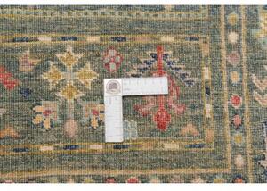 Tappeto Istintia Figurativo Verde Petrolio Beige Corsia 77x238 Cm