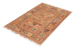 Tappeto Istintia Figurativo Marrone Ocra Blu 77x124 Cm