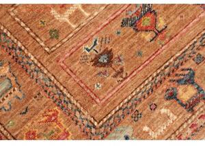 Tappeto Istintia Figurativo Marrone Ocra Blu 77x124 Cm