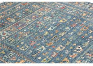 Tappeto Istintia Figurativo Blu Petrolio Beige 170x230 Cm