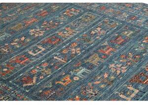 Tappeto Istintia Figurativo Blu Petrolio Beige 166x240 Cm