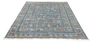 Tappeto Istintia Figurativo Blu Petrolio Beige 170x230 Cm