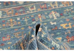Tappeto Istintia Figurativo Blu Petrolio Beige 170x230 Cm