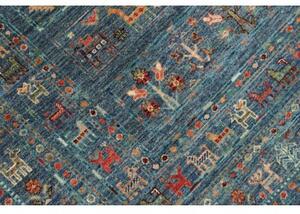 Tappeto Istintia Figurativo Blu Petrolio Beige 166x240 Cm