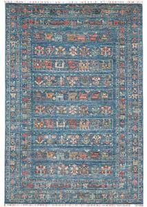 Tappeto Istintia Figurativo Blu Petrolio Beige 166x240 Cm