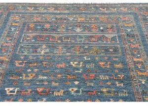 Tappeto Istintia Figurativo Blu Beige 169x235 Cm