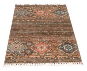 Tappeto Istintia Geometrico Marrone Blu 80x116 Cm