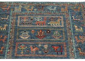 Tappeto Istintia Figurativo Blu Petrolio Beige 81x123 Cm
