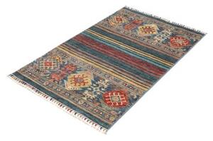 Tappeto Istintia Geometrico Blu Rosso Mattone 78x124 Cm