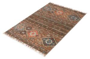 Tappeto Istintia Geometrico Marrone Blu 80x116 Cm