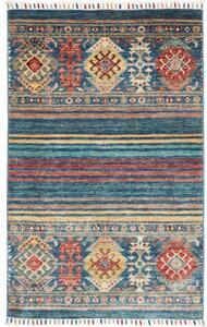 Tappeto Istintia Geometrico Blu Rosso Mattone 78x124 Cm