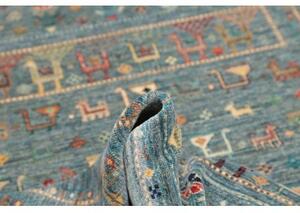 Tappeto Istintia Figurativo Blu Petrolio Beige 127x181 Cm
