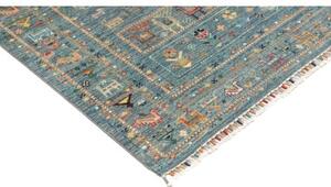 Tappeto Istintia Figurativo Blu Petrolio Beige 127x181 Cm