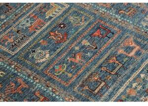 Tappeto Istintia Figurativo Blu Petrolio Beige 81x123 Cm