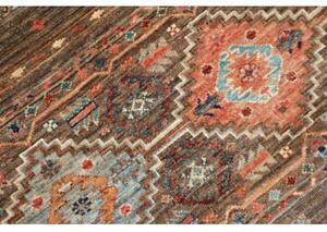 Tappeto Istintia Geometrico Marrone Blu 80x116 Cm