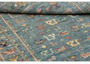 Tappeto Istintia Figurativo Blu Petrolio Beige 127x181 Cm