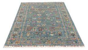 Tappeto Istintia Figurativo Blu Petrolio Beige 127x181 Cm