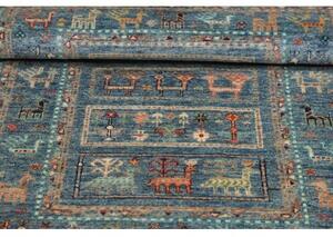 Tappeto Istintia Figurativo Blu Petrolio Beige 81x123 Cm