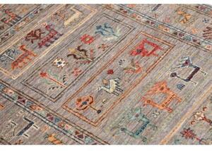 Tappeto Istintia Figurativo Grigio Multicolore 82x127 Cm