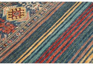 Tappeto Istintia Geometrico Blu Rosso Mattone 78x124 Cm
