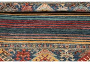 Tappeto Istintia Geometrico Blu Rosso Mattone 78x124 Cm