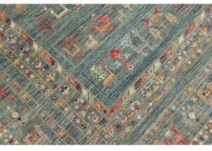 Tappeto Istintia Figurativo Blu Petrolio Grigio 249x350 Cm