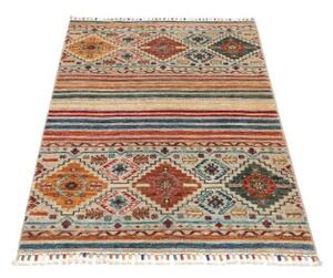 Tappeto Istintia Geometrico Beige Blu 79x130 Cm