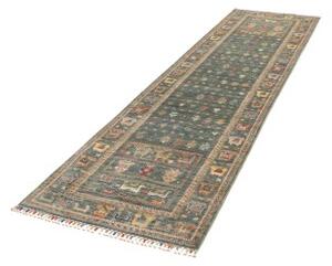 Tappeto Istintia Figurativo Verde Petrolio Beige Corsia 80x300 Cm