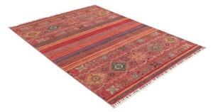 Tappeto Istintia Geometrico Rosso Multicolore 154x198 Cm