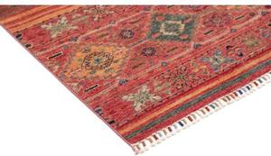 Tappeto Istintia Geometrico Rosso Multicolore 154x198 Cm