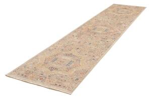 Tappeto Kairo Stilizzato Beige Blu Corsia 82x345 Cm