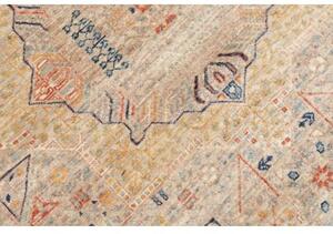 Tappeto Kairo Stilizzato Beige Blu Corsia 82x345 Cm