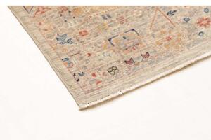 Tappeto Kairo Stilizzato Beige Blu Corsia 82x345 Cm