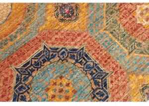 Tappeto Kairo Geometrico Ocra Blu 149x200 Cm