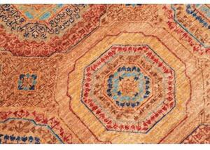 Tappeto Kairo Geometrico Terracotta Azzurro 148x210 Cm