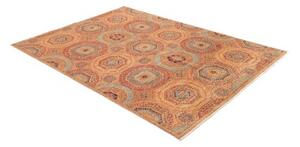 Tappeto Kairo Geometrico Terracotta Azzurro 148x210 Cm