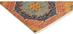 Tappeto Kairo Geometrico Ocra Blu 149x200 Cm