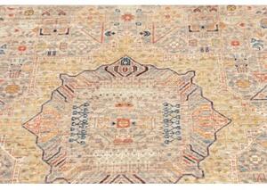 Tappeto Kairo Stilizzato Beige Blu Corsia 82x345 Cm
