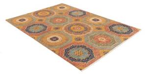 Tappeto Kairo Geometrico Ocra Blu 149x200 Cm