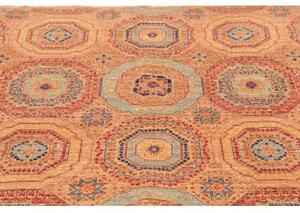 Tappeto Kairo Geometrico Terracotta Azzurro 148x210 Cm